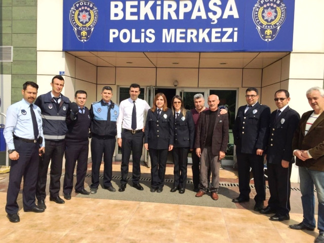 Zabıta’dan Polislere Ziyaret