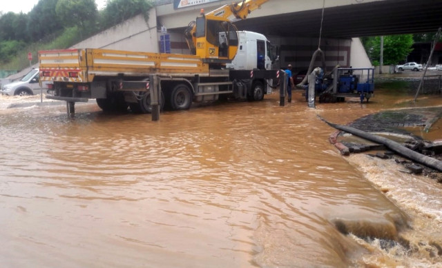 Kocaeli’de Hastaneyi Su Bastı