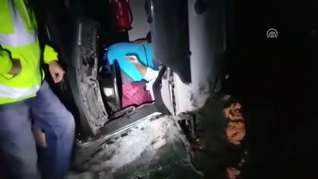 Hafriyat Dökerken Devrilen Kamyonun Sürücüsü Yaralandı