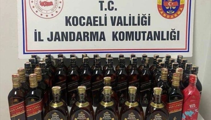 Kocaeli’de Kaçakçılık Operasyonu: 46 Şişe Geçersiz İçki ve 48 Bin Makaron Ele Geçirildi