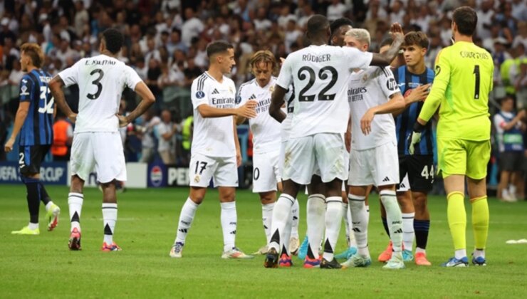 Atalanta’yı 2-0 mağlup eden Real Madrid, UEFA Muhteşem Kupa şampiyonu oldu