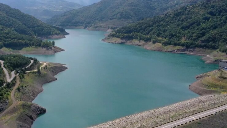 Kocaeli’deki Yuvacık Barajı’nın su düzeyi düşüyor