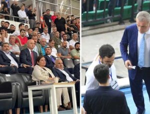 TFF liderinin da tribünde olduğu Amedspor-İstanbulspor maçında protokol krizi yaşandı