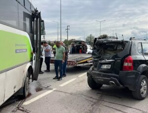 Kocaeli’de Halk Otobüsü Cip ile Çarpıştı: Bir Yaralı