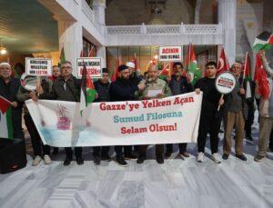 Nevşehir’de Global Sumud Filosu’na dayanak verildi